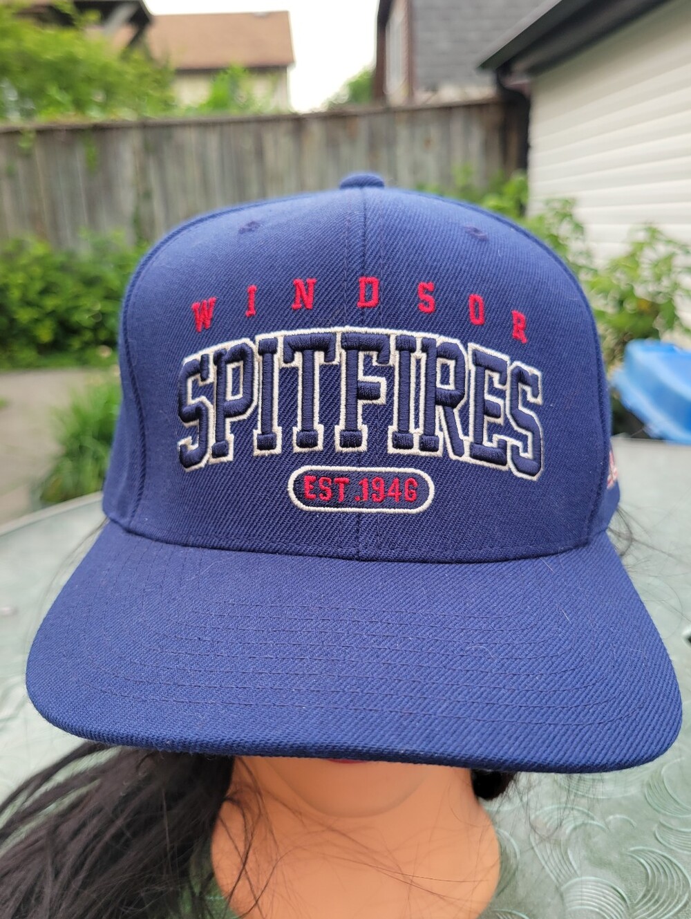 CCM Windsor Spitfires Snapback Hat in mint condition